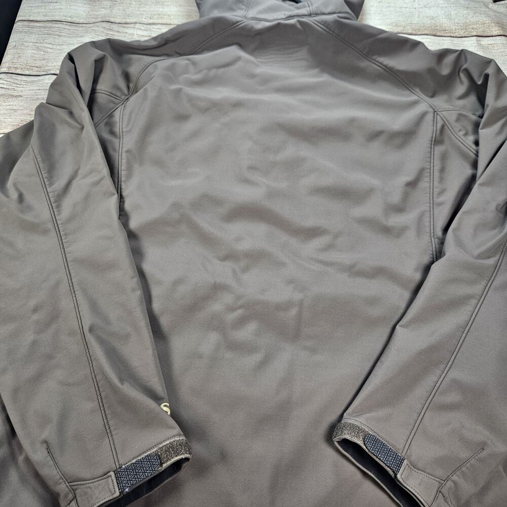 Simms Jacket Mens Medium Brown Softshell Hooded W… - image 6